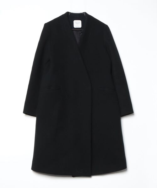 UNITED TOKYO（ユナイテッドトウキョウ） ノーカラーコート 2 ブラック