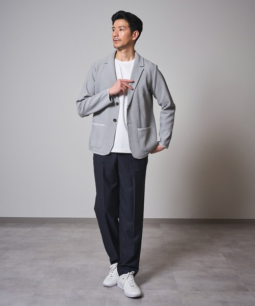 TETE HOMME スラックス TETE HOMME｜テットオム カラミストレッチスラックス メンズ