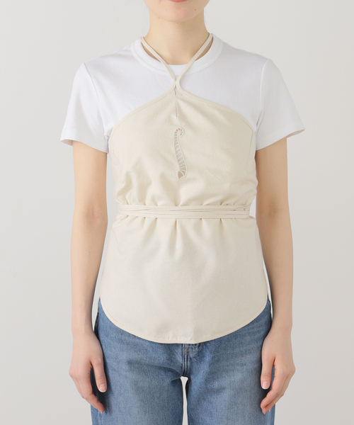 ブラウス シャツ BASE RANGE AIR TOP シャツ レディース BASERANGE ブラウス シャツ AIR TOP TOAI-PO-SP25：シャツ