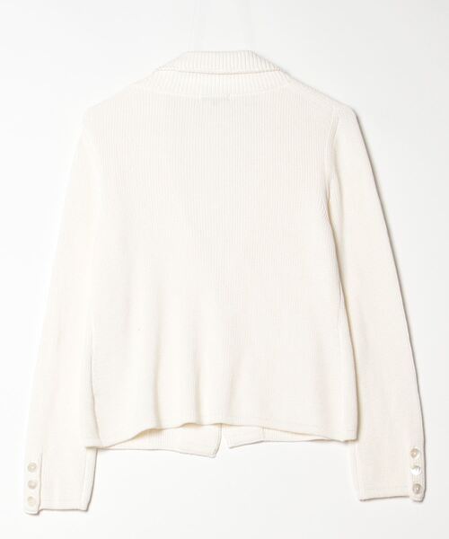 「7-ID concept.」 ニットカーディガン 40 ベージュ レディース_画像2