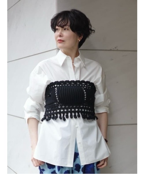 ニット セーター BOUSSOLE / クロシェ ベルト「ESTNATION EXCLUSIVE」 レディース boussole ニット セーター BOUSSOLE / クロシェ ベルト