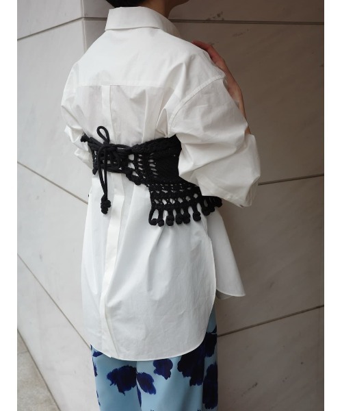 ニット セーター BOUSSOLE / クロシェ ベルト「ESTNATION EXCLUSIVE」 レディース セール】BOUSSOLE / クロシェ ベルト《ESTNATION EXCLUSIVE