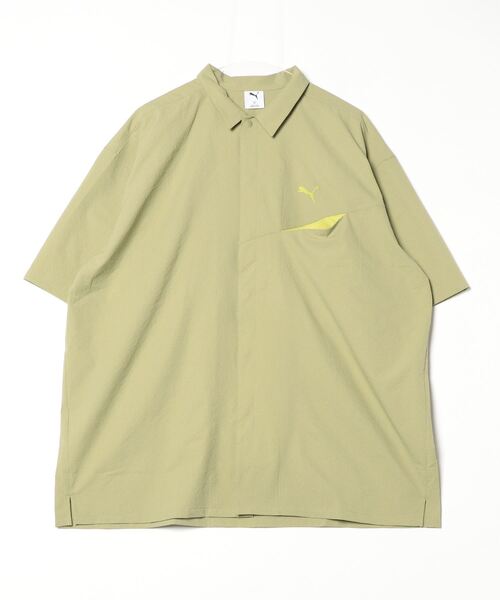 PUMA シャツ プーマ SUMMER SS シアサッカー シャツ_ メンズ