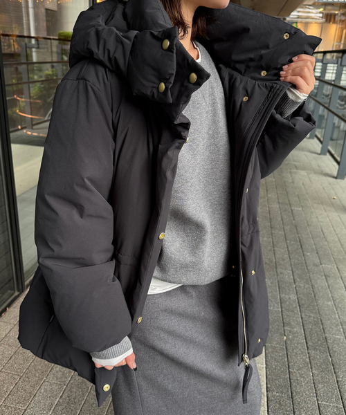 【SLOBE IENA 】美品★ダウンジャケット★ブラック★size38 SLOBE IENA（スローブイエナ） ダウンジャケット 38 ブラック