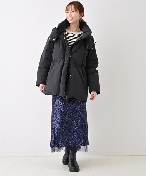 SLOBE IENA（スローブイエナ） ダウンジャケット 38 ブラック