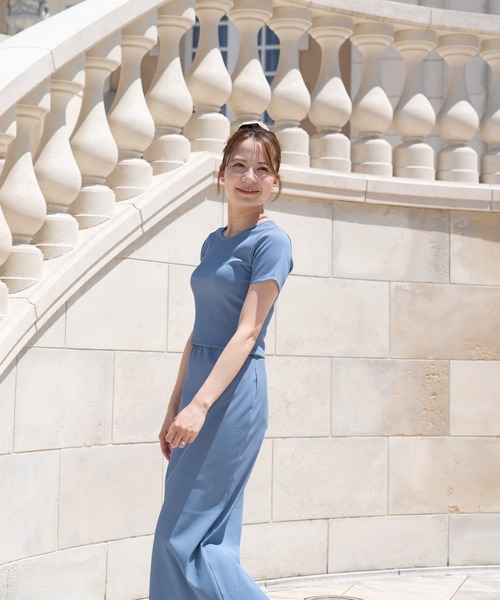 ひろたんページ BLUE×PALANG（ブルーパラン） tシャツ STRETCH TOP レディース