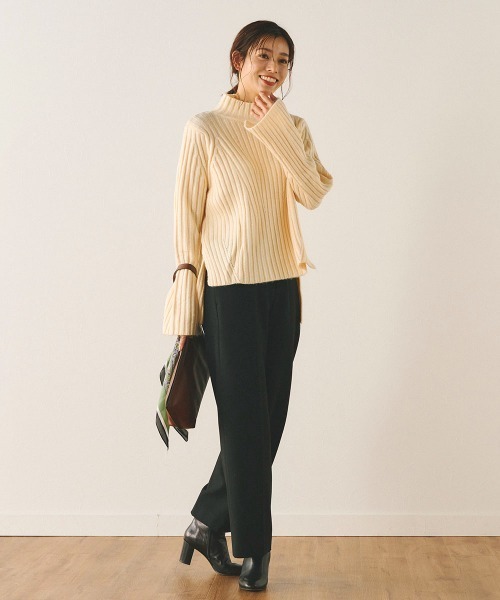 「Droite lautreamont」 長袖ニット M ピンク レディース_画像2