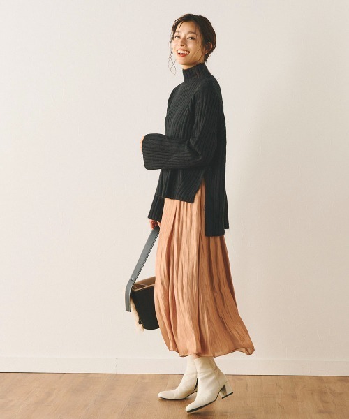 「Droite lautreamont」 長袖ニット M ピンク レディース_画像7