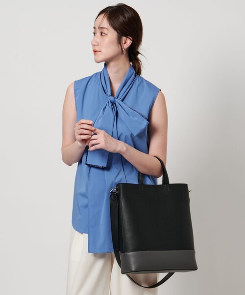 UNITED ARROWS トートバッグ トリプルカラー バーチカル