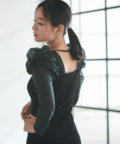 FRAY I.D（フレイ・アイディー） ニットワンピース 1 モカ レディース