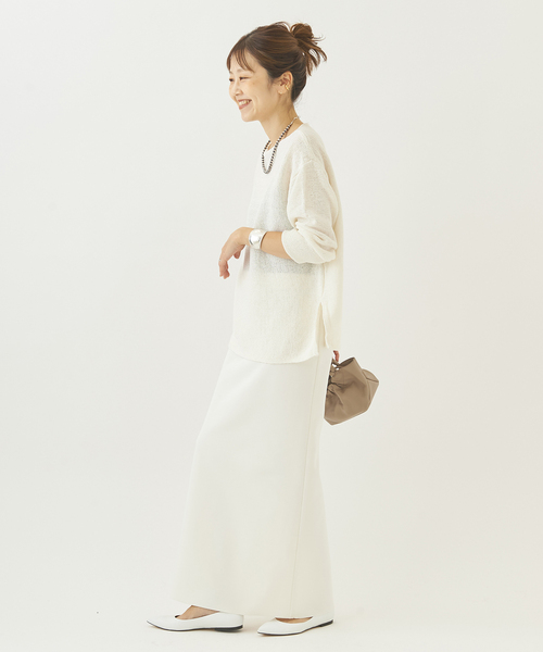 「Plage」 長袖シャツ FREE ホワイト レディース plage 「Plage」 長袖ニット FREE ホワイト レディース