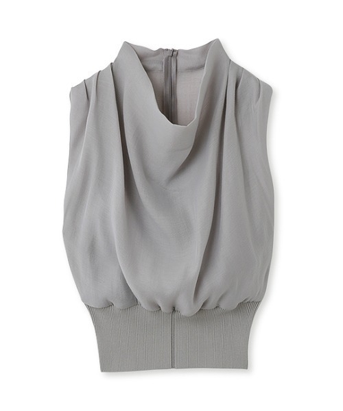 「FRAY I.D」 ノースリーブブラウス ONE SIZE グレー レディース