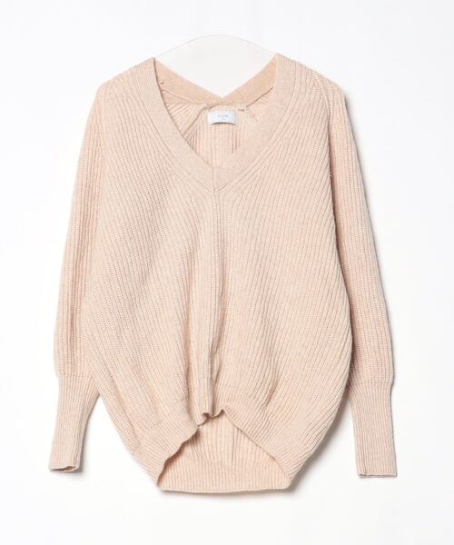 トップス SLOBE IENA SLOBE IENA（スローブイエナ） Vネックニット - ベージュ レディース