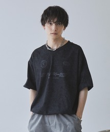 Spielio tシャツ Vintage like Vneck game T-shirt/ ヴィンテージ