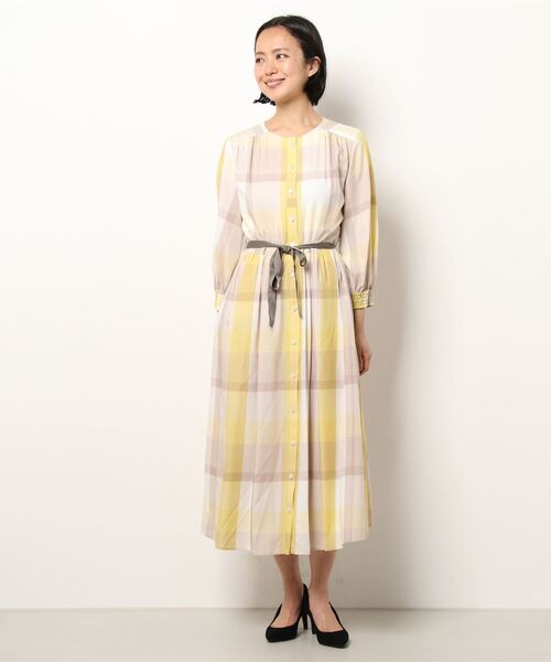 BLUE LABEL CRESTBRIDGE 「BLUE CRESTBRIDGE」 7分袖ワンピース
