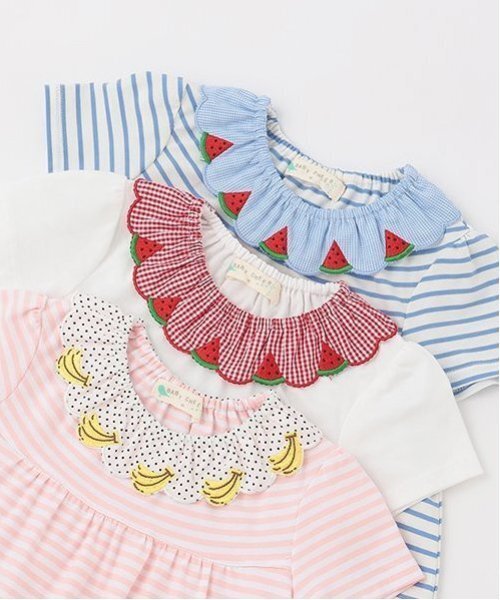ベイビーチアー　80 4着 babycheer（ベイビーチアー） チュニック フルーツポケットチュニック