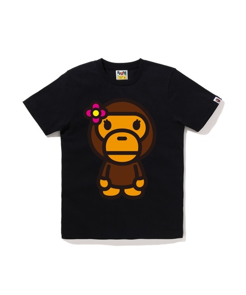 A BATHING APE ブラック Tシャツ Sサイズ　レディース A BATHING APE tシャツ BY TEE レディース : ZOZOTOWN Yahoo!店