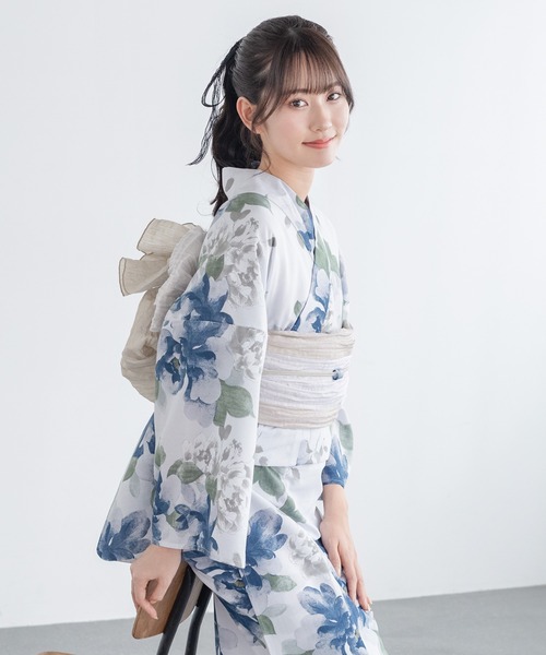 セール価格❗️新品新二部式 セパレート（おはしょり付）浴衣3点セットSOUBIEN SOUBIEN 浴衣 “初心者でもプロの着姿”新二部式 セパレート浴衣3