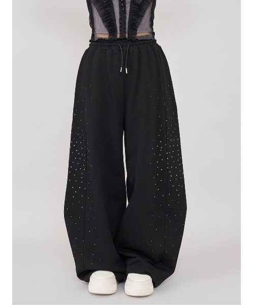 【FREE】Darich ダーリッチ シャイニーバレルスウェットパンツ BLK シャイニーバレルスウェットパンツ（スウェットパンツ）｜Darich