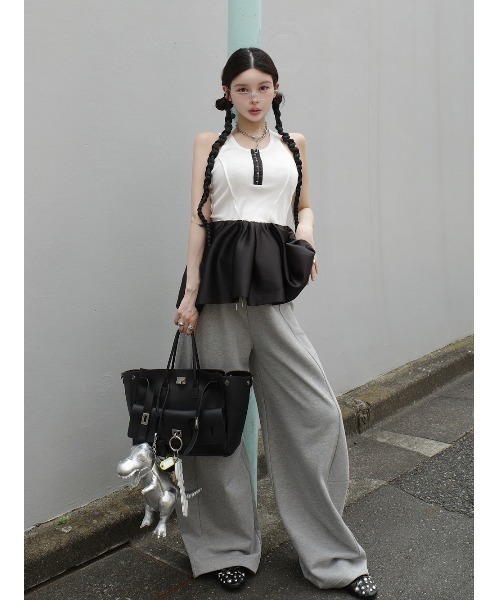 【FREE】Darich ダーリッチ シャイニーバレルスウェットパンツ ブラック シャイニーバレルスウェットパンツ（スウェットパンツ）｜Darich