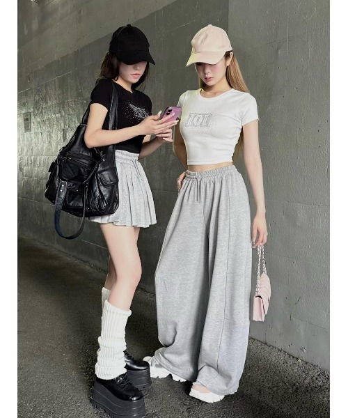 ダーリッチ　シャイニーバレルスウェットパンツ ブラック ダーリッチ Darich シャイニーバレルスウェットパンツ