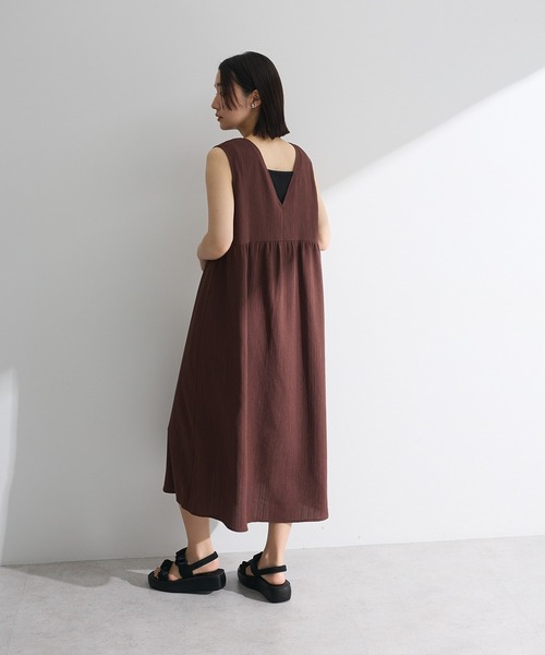 PGG ベージュ ノースリーブ ワンピース Green Parks ワンピース 5WAYノースリーブワンピース : ZOZOTOWN