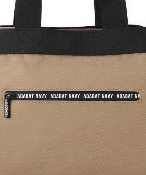 adabat（アダバット） トートバッグ 「新レーベル ADABAT NAVY