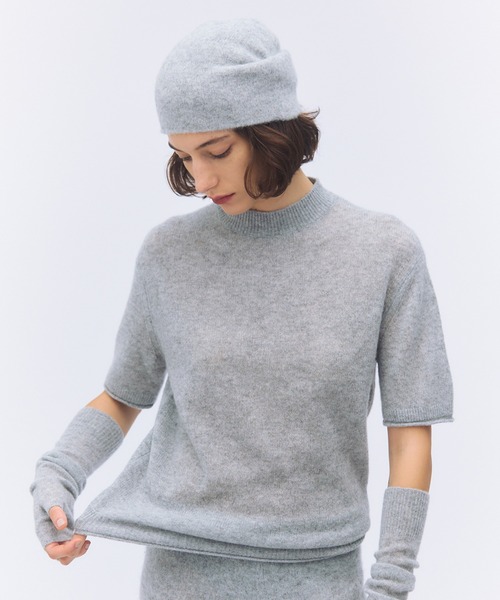 Elegancese ニット セーター 「elegancese」Sheer cashmere short