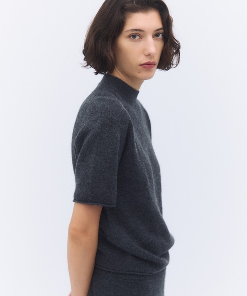 Elegancese ニット セーター 「elegancese」Sheer cashmere short