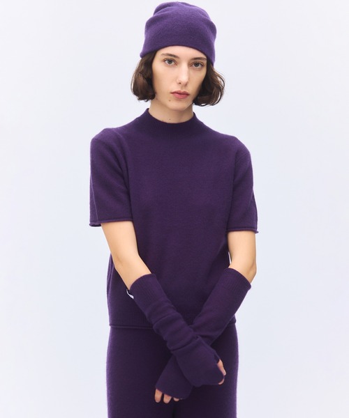 Elegancese ニット セーター 「elegancese」Sheer cashmere short
