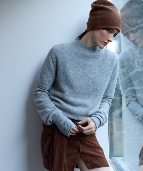 Elegancese ニット セーター 「elegancese」Sheer cashmere short