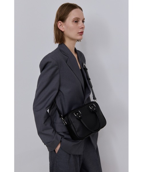 【新品未開封】KEENANDINTENSE ショルダーバッグ レザー un/neu ショルダーバッグ バッグ シボ革スクエアミニショルダー