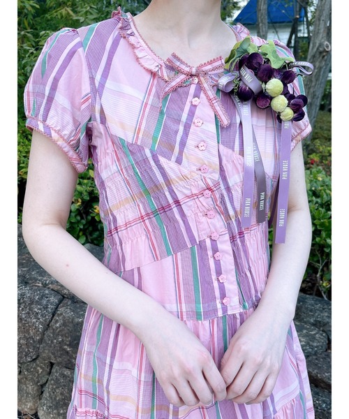 PINK HOUSE（ピンクハウス） ワンピース オリジナルチェックワンピース