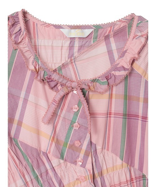 PINK HOUSE ワンピース オリジナルチェックワンピース : ZOZOTOWN