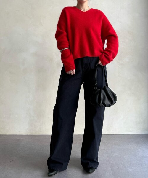 BEARDSLEY（ビアズリー） ニット セーター FOXウールVネックニット