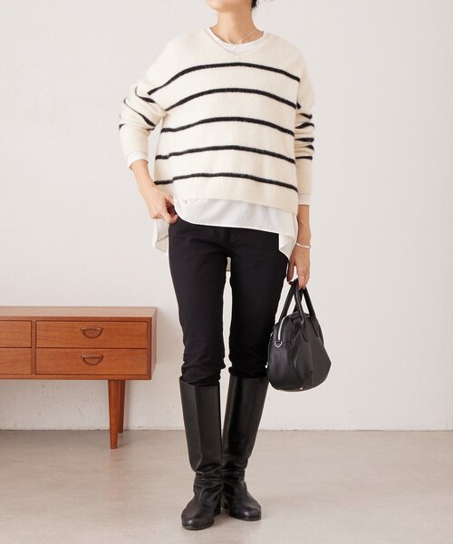 BEARDSLEY（ビアズリー） ニット セーター FOXウールVネックニット