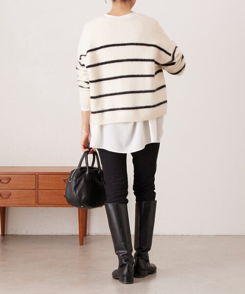 BEARDSLEY（ビアズリー） ニット セーター FOXウールVネックニット