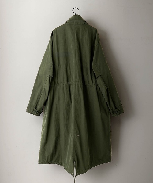 「ENDER PRODUCTS」 モッズコート L オリーブ メンズ_画像5