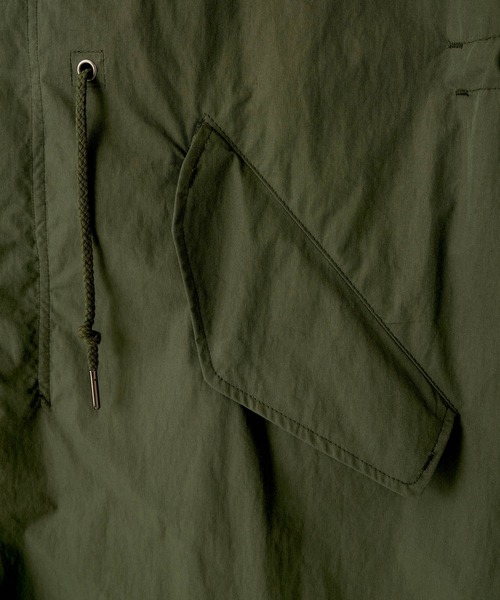 「ENDER PRODUCTS」 モッズコート L オリーブ メンズ_画像9