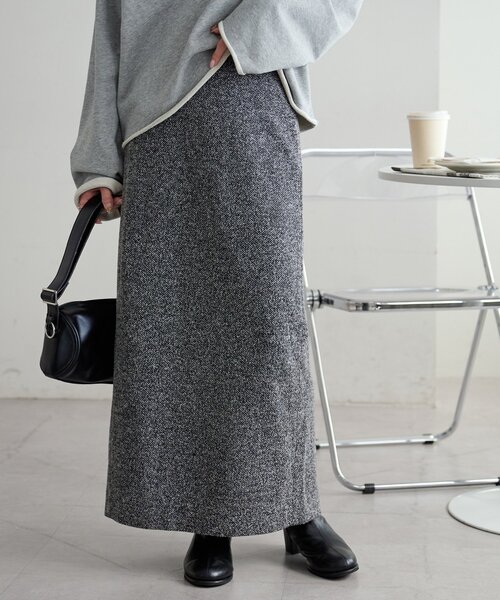 Discoat（ディスコート） スカート ツイードナロースカート : ZOZOTOWN