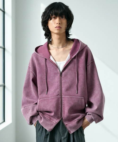 CIYOT パーカー 「CIYOT-シヨウト-」ヴィンテージ加工ケミカル
