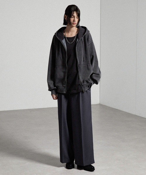 CIYOT パーカー 「CIYOT-シヨウト-」ヴィンテージ加工ケミカル