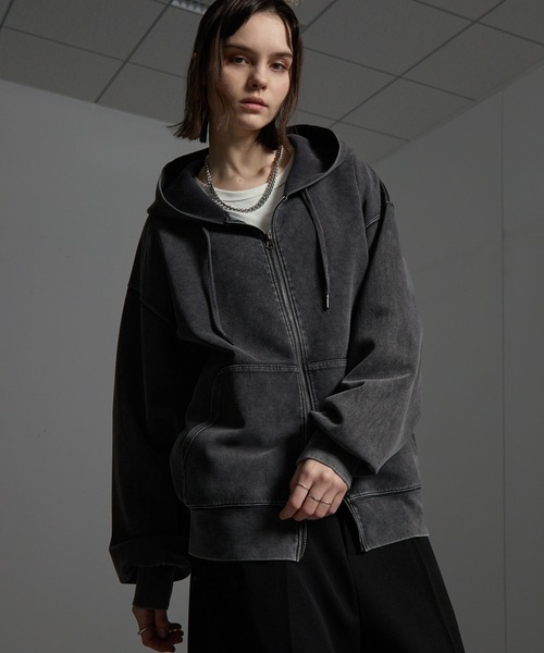 CIYOT パーカー 「CIYOT-シヨウト-」ヴィンテージ加工ケミカル