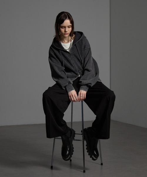 CIYOT パーカー 「CIYOT-シヨウト-」ヴィンテージ加工ケミカル