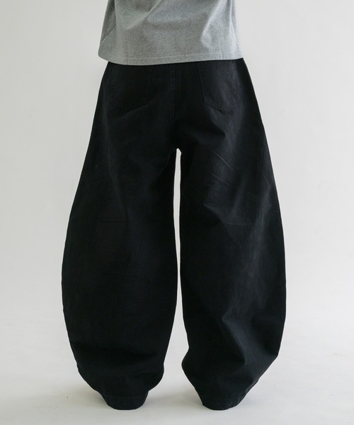 【新作， EPNKSnap button tuck cargo pants &frasl; スナップボタンタックカーゴ 最新作】 「EPNK」 パンツ SMALL ブラック メンズ