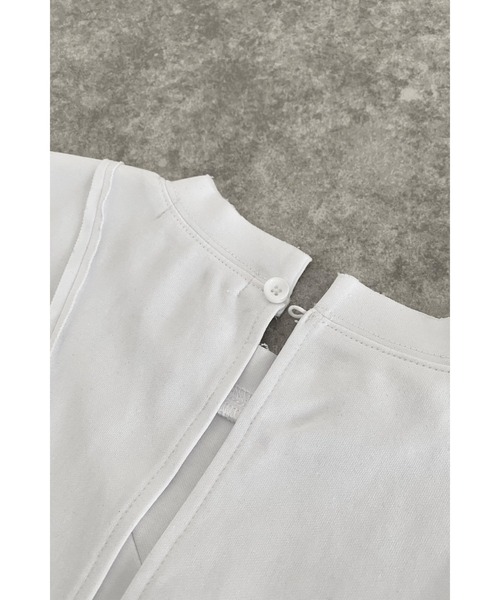 「LA PEAU DE GEM」 ノースリーブトップス FREE ブラック レディース_画像7