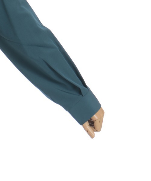 axes femme（アクシーズ ファム） ブラウス シャツ 金具付バイカラー