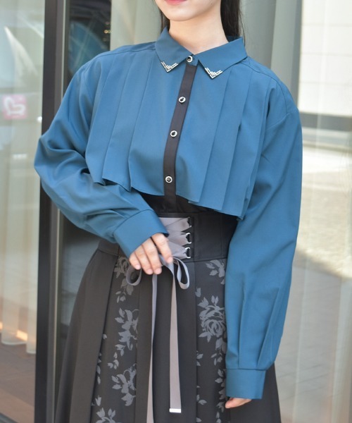 axes femme まとめ売り 26着 ブラウス スカート等 アクシーズファム axes femme（アクシーズ ファム） ブラウス シャツ 金具付バイカラー