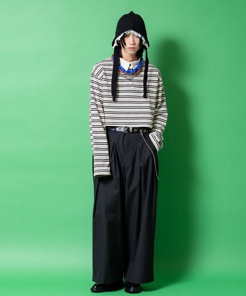 ankoROCK 帽子 ハット an meets zakka レースフリルレイヤードウール