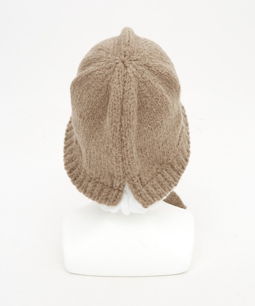 帽子 ハット an meets zakka レースフリルレイヤードウールタッチ